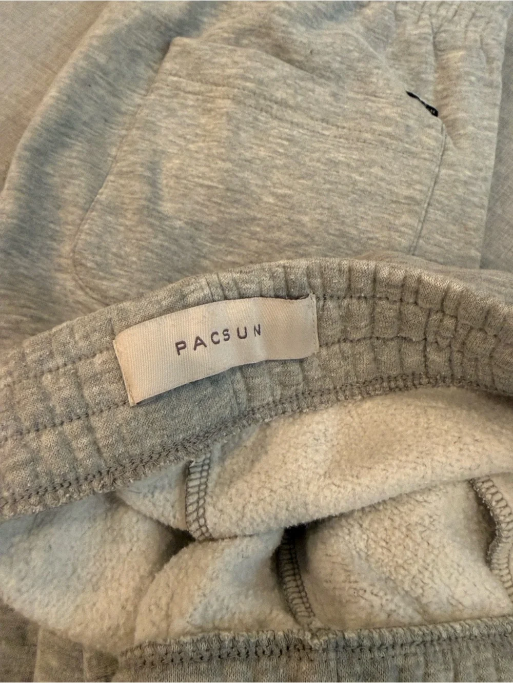 2 Pair PacSun Light Gray Men's Fleece Joggers